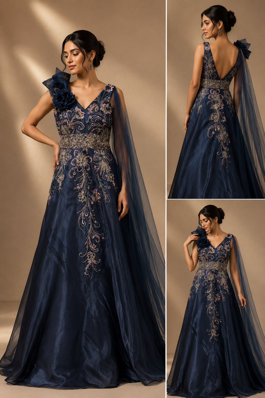 Gown with Dupatta