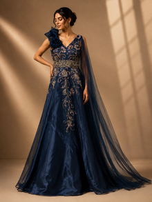 Gown with Dupatta
